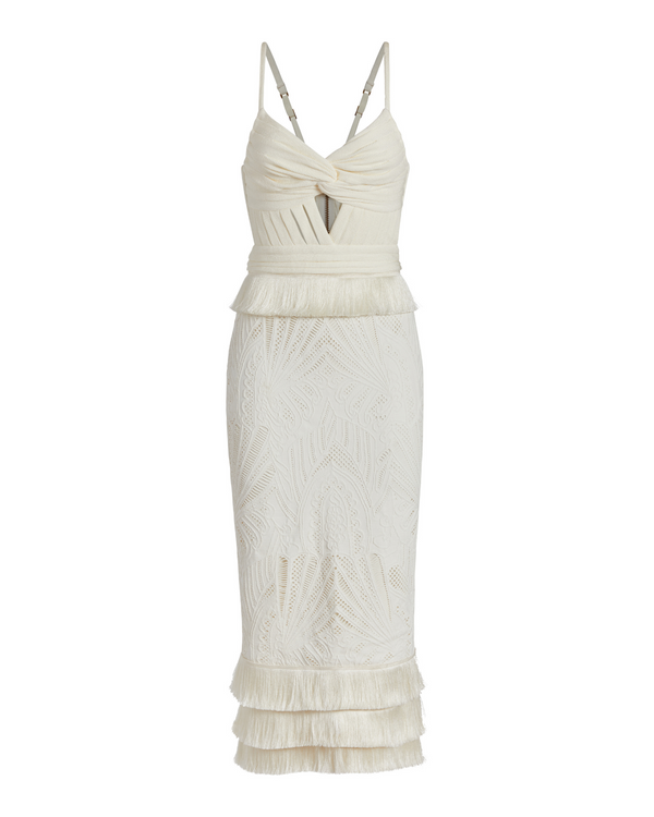 PatBo Sleeveless Lace Midi Dress by PatBo from Marina St Barth