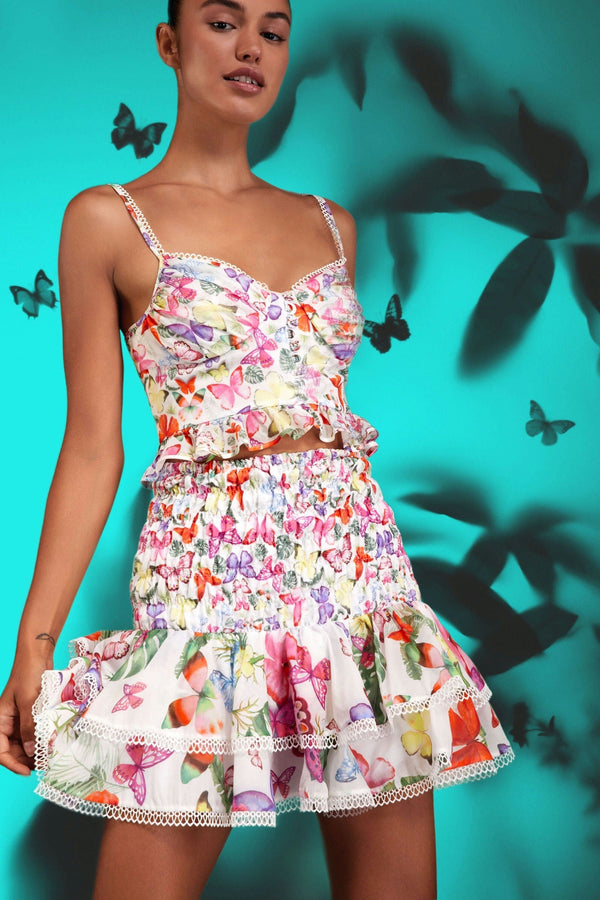 Charo Ruiz Gladi Short Skirt by Charo Ruiz from Marina St Barth