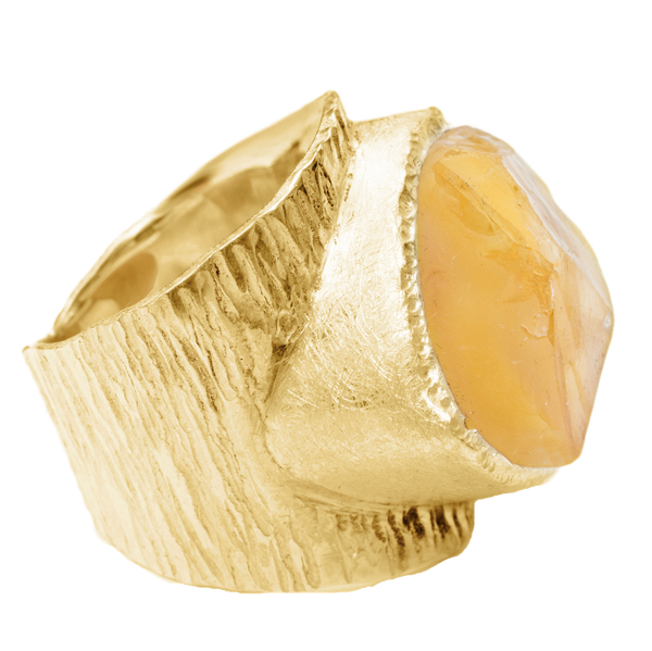Lassanai Citrine Boss Ring by Lassanai from Marina St Barth
