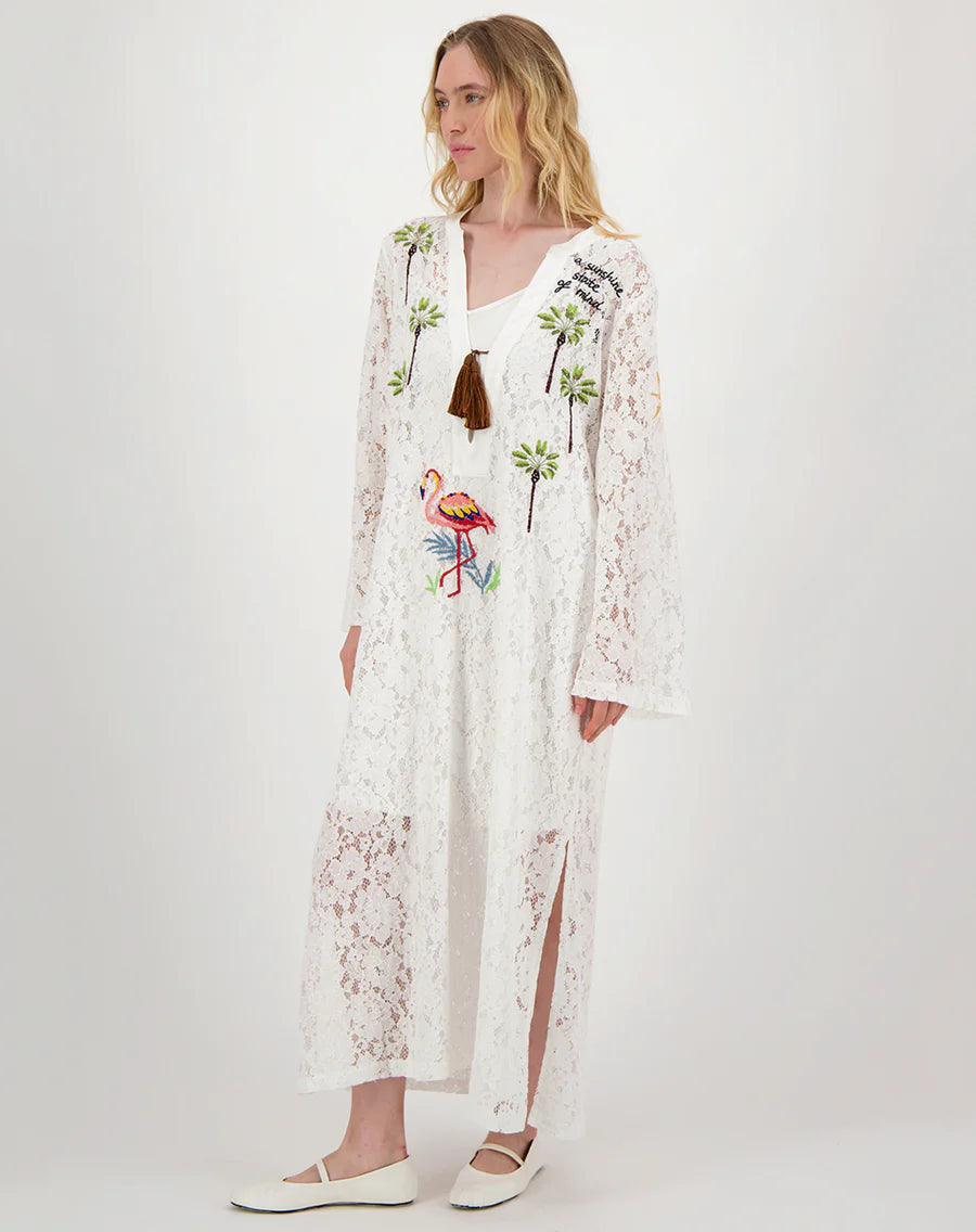 marina lace dress long Marina Rinaldi | Woman - Macram lace long dress - Black