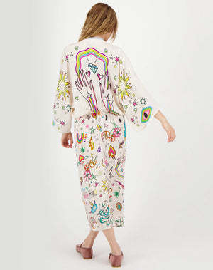 Me369 Sophia Kimono Dress Enlightment by Me 369 from Marina St Barth