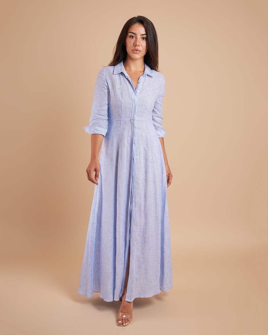 Shirt Dress New Linen Printed | Marina St Barth XS / Maio Tort Jean Shirt Dress New Linen Printed | Marina St Barth XS / Maio Tort Jean