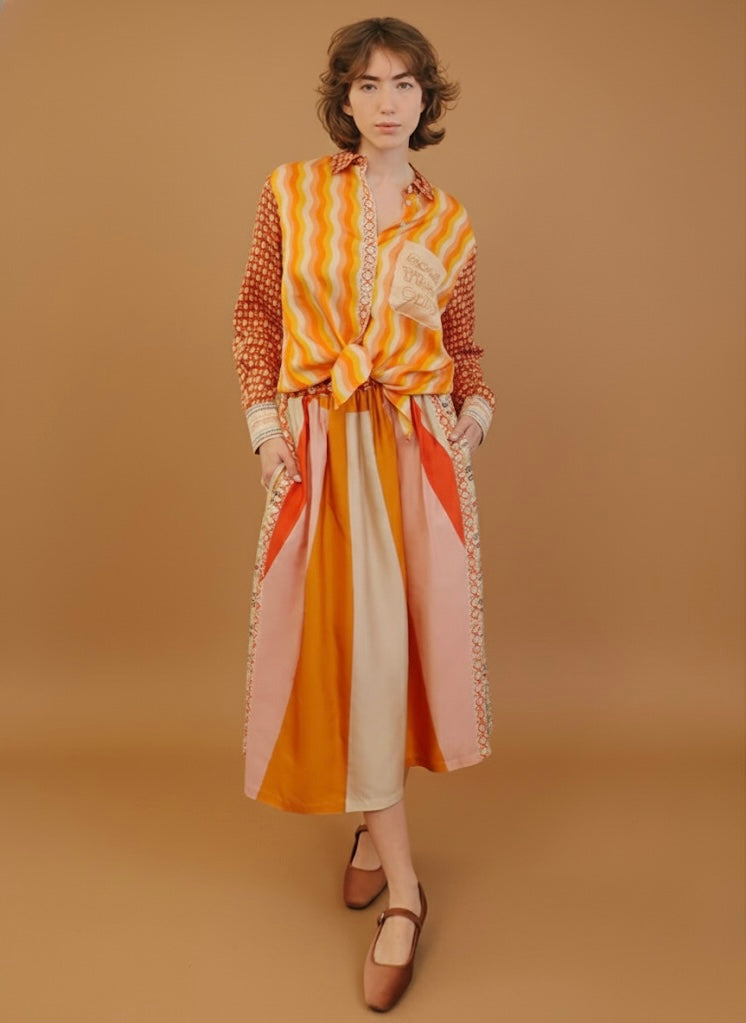 Me369 Layla Printed Midi Skirt | Marina St Barth