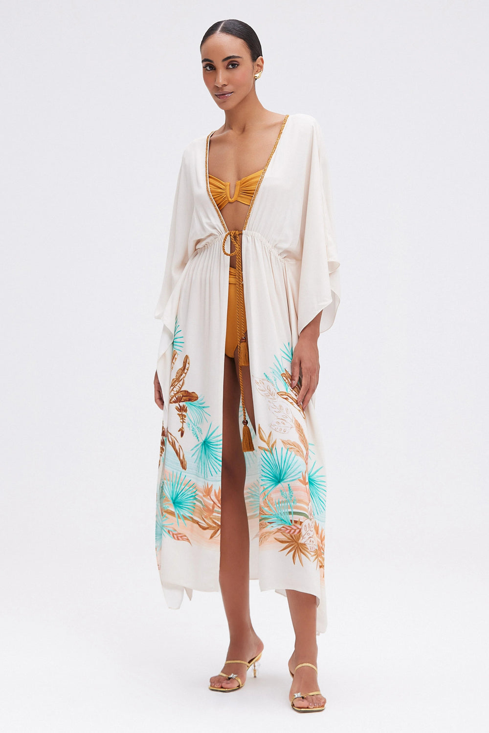 Bananeira Tropical Long Cover Up by PatBo from Marina St Barth