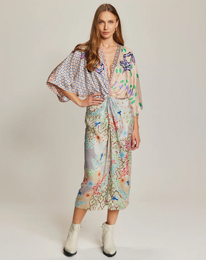 ME369 Camila Shipibo Twisted Dress by Me 369 from Marina St Barth