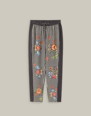 ME369 Ember Black Denim Track Pants