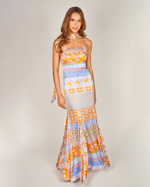 Paris Sirenuse Strapless Dress