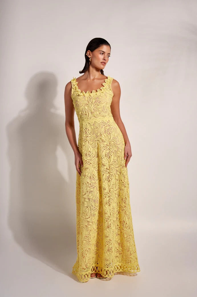 Waimari Florence Maxi Dress Yellow / M