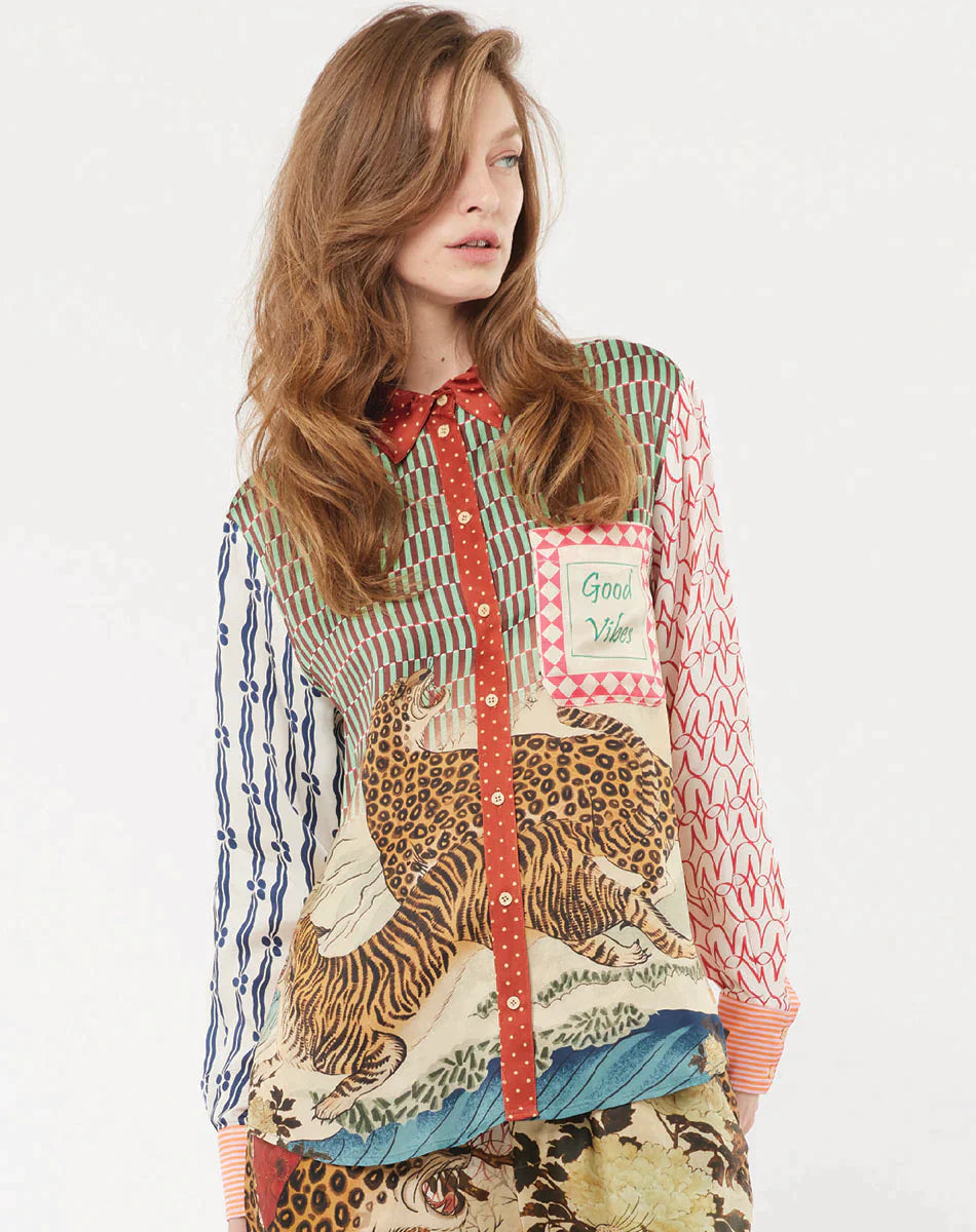 Isabel Oriental Shirt - Premium from Marina St Barth - Just $0! Shop now at Marina St Barth