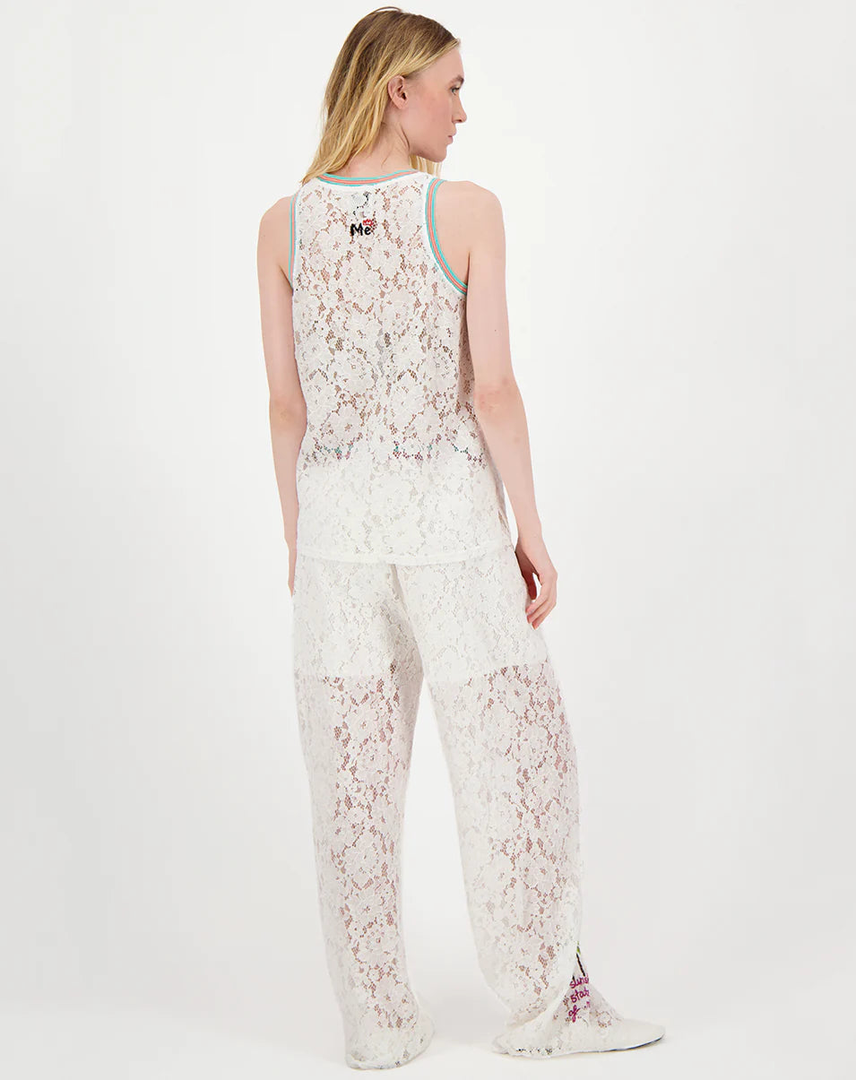 Me369 Maria Lace Tank Top by Me 369 from Marina St Barth