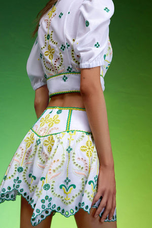 Charo Ruiz Pauline Short Skirt by Charo Ruiz from Marina St Barth