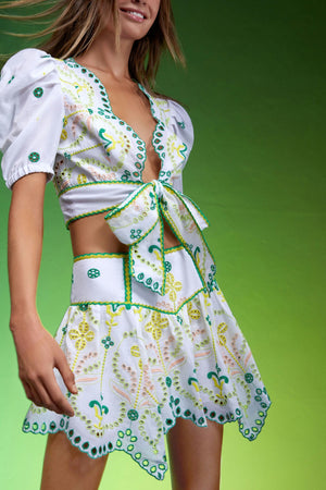 Charo Ruiz Pauline Short Skirt by Charo Ruiz from Marina St Barth