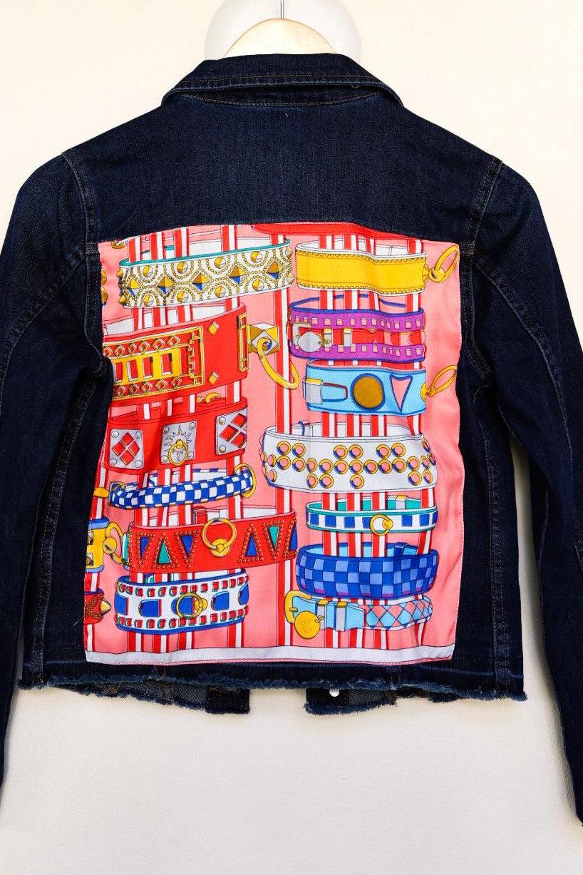 Dark Denim Jacket with Silk - Premium Coats & Jackets from Marina St. Barth - Just $345.00! Shop now at Marina St Barth