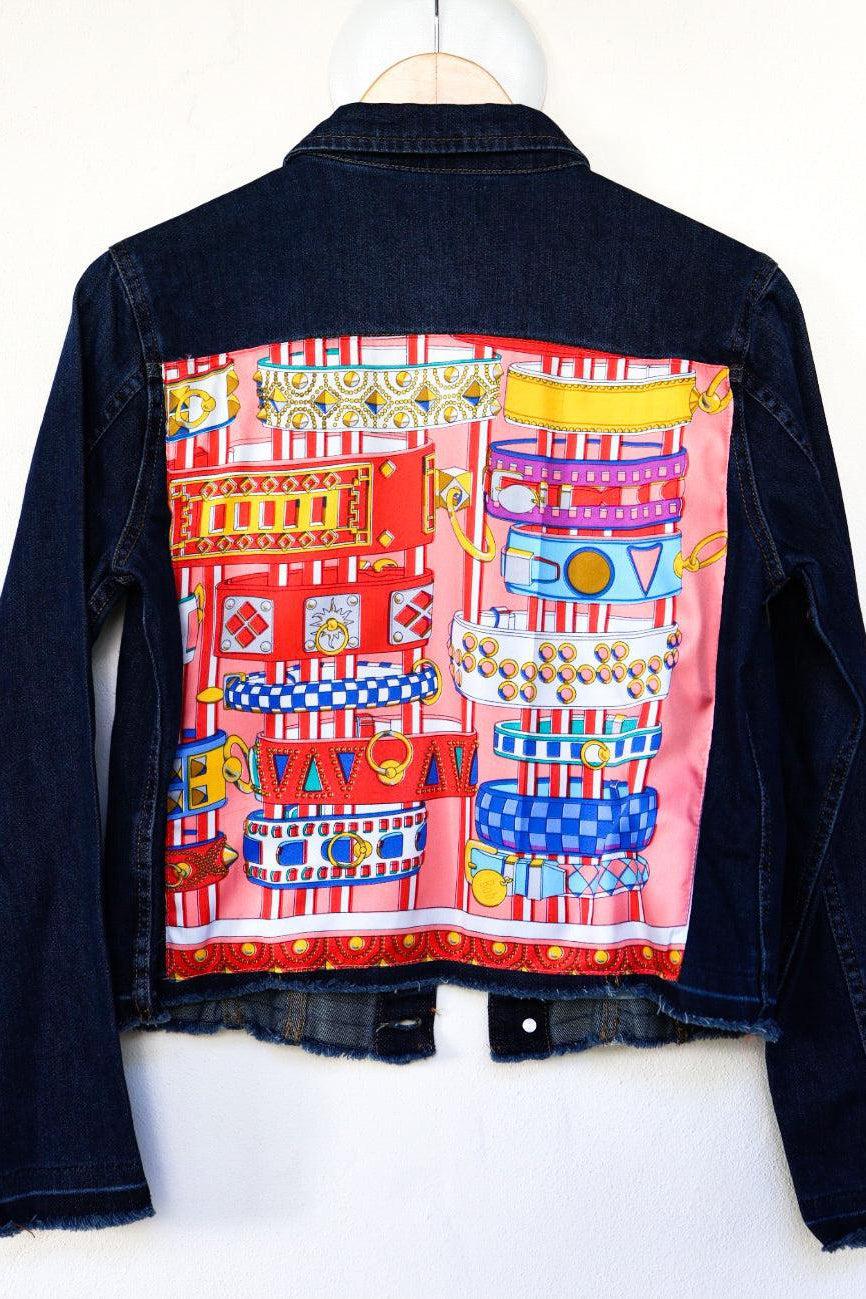 Dark Denim Jacket with Silk - Premium Coats & Jackets from Marina St. Barth - Just $345.00! Shop now at Marina St Barth