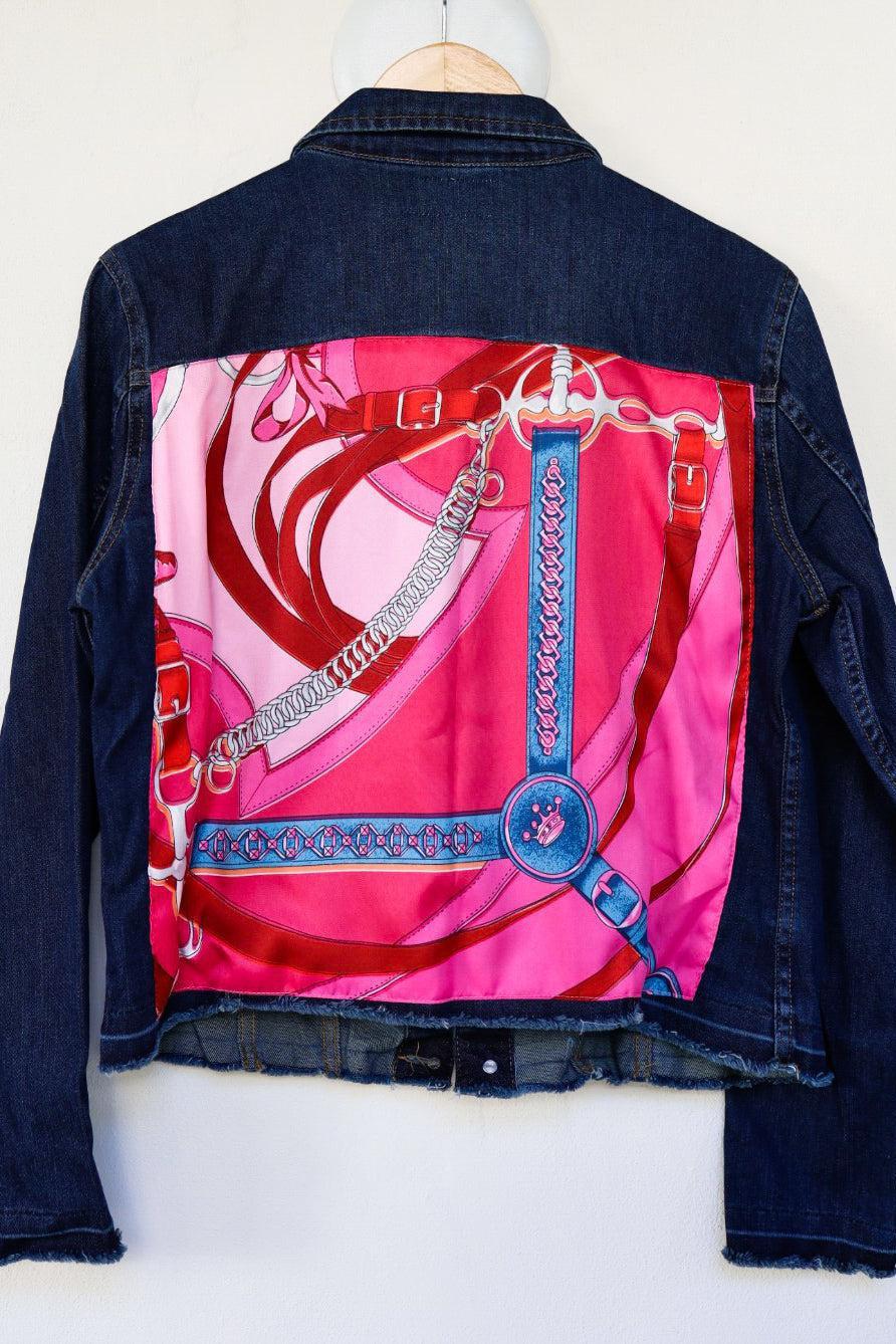 Dark Denim Jacket with Silk - Premium Coats & Jackets from Marina St. Barth - Just $345.00! Shop now at Marina St Barth