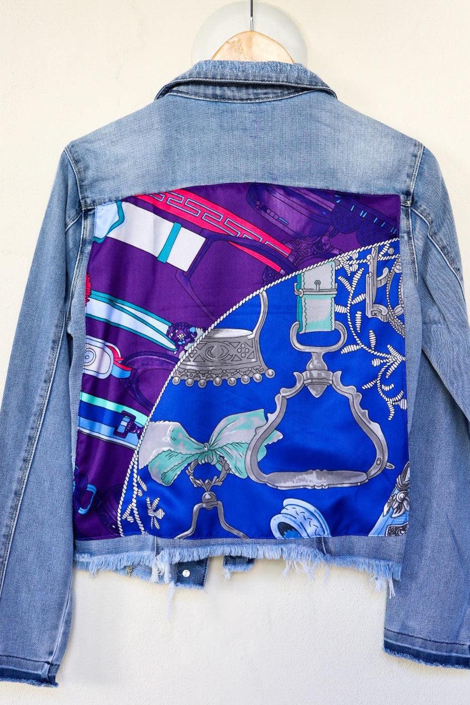 Light Denim Jacket with Silk - Premium Coats & Jackets from Marina St. Barth - Just $345.00! Shop now at Marina St Barth