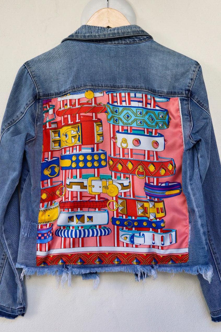 Light Denim Jacket with Silk - Premium Coats & Jackets from Marina St. Barth - Just $345.00! Shop now at Marina St Barth