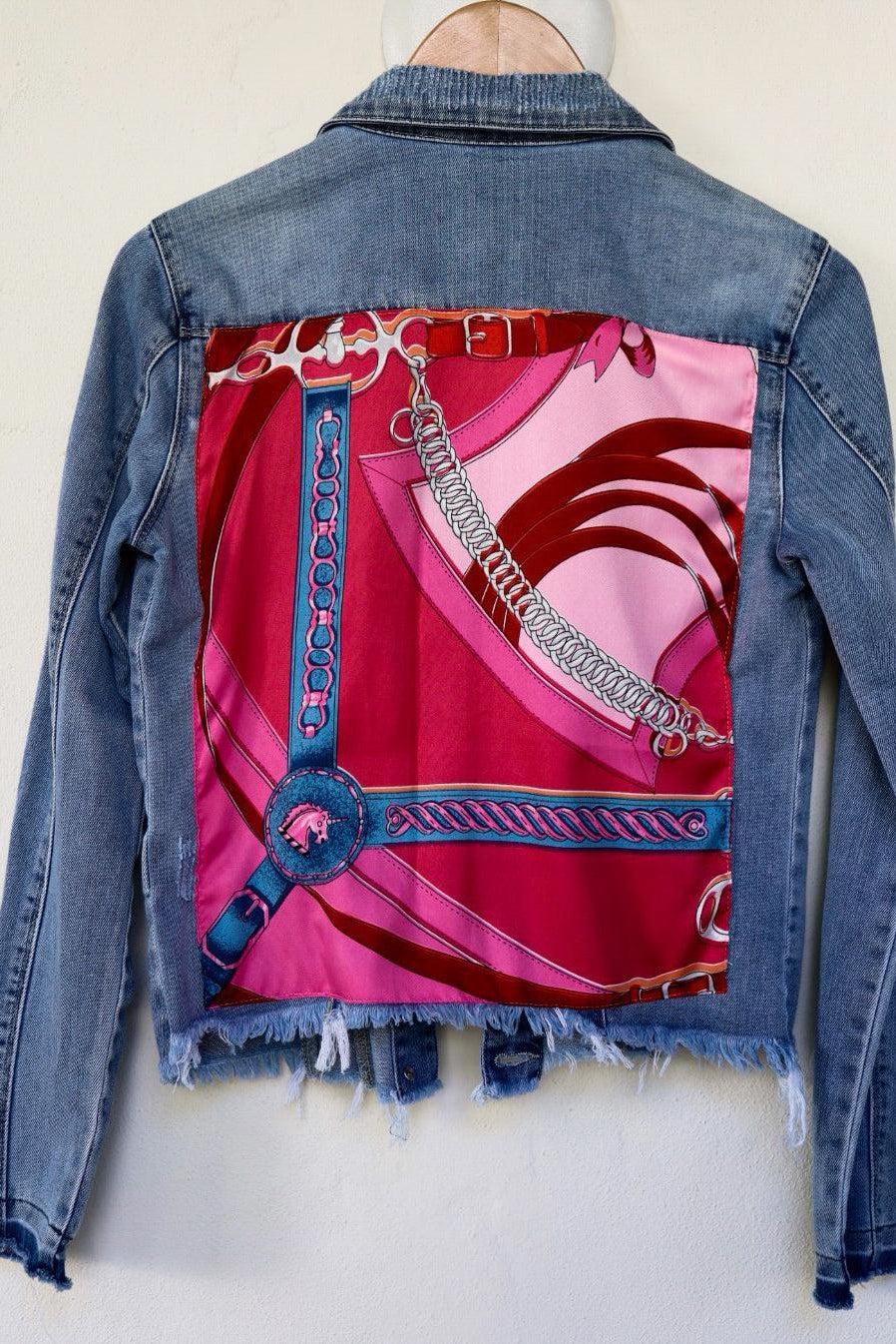 Light Denim Jacket with Silk - Premium Coats & Jackets from Marina St. Barth - Just $345.00! Shop now at Marina St Barth