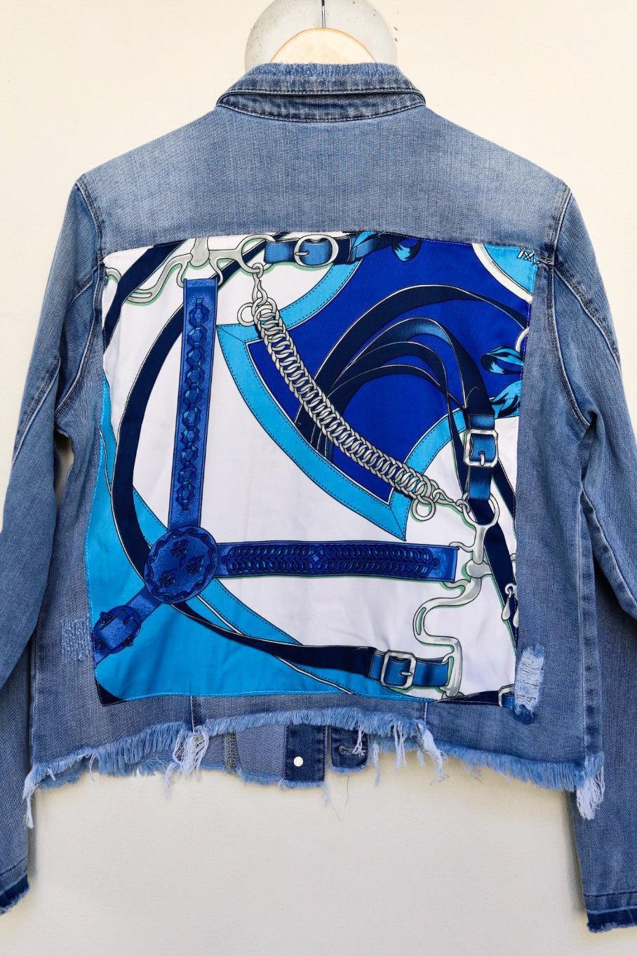 Light Denim Jacket with Silk - Premium Coats & Jackets from Marina St. Barth - Just $345.00! Shop now at Marina St Barth