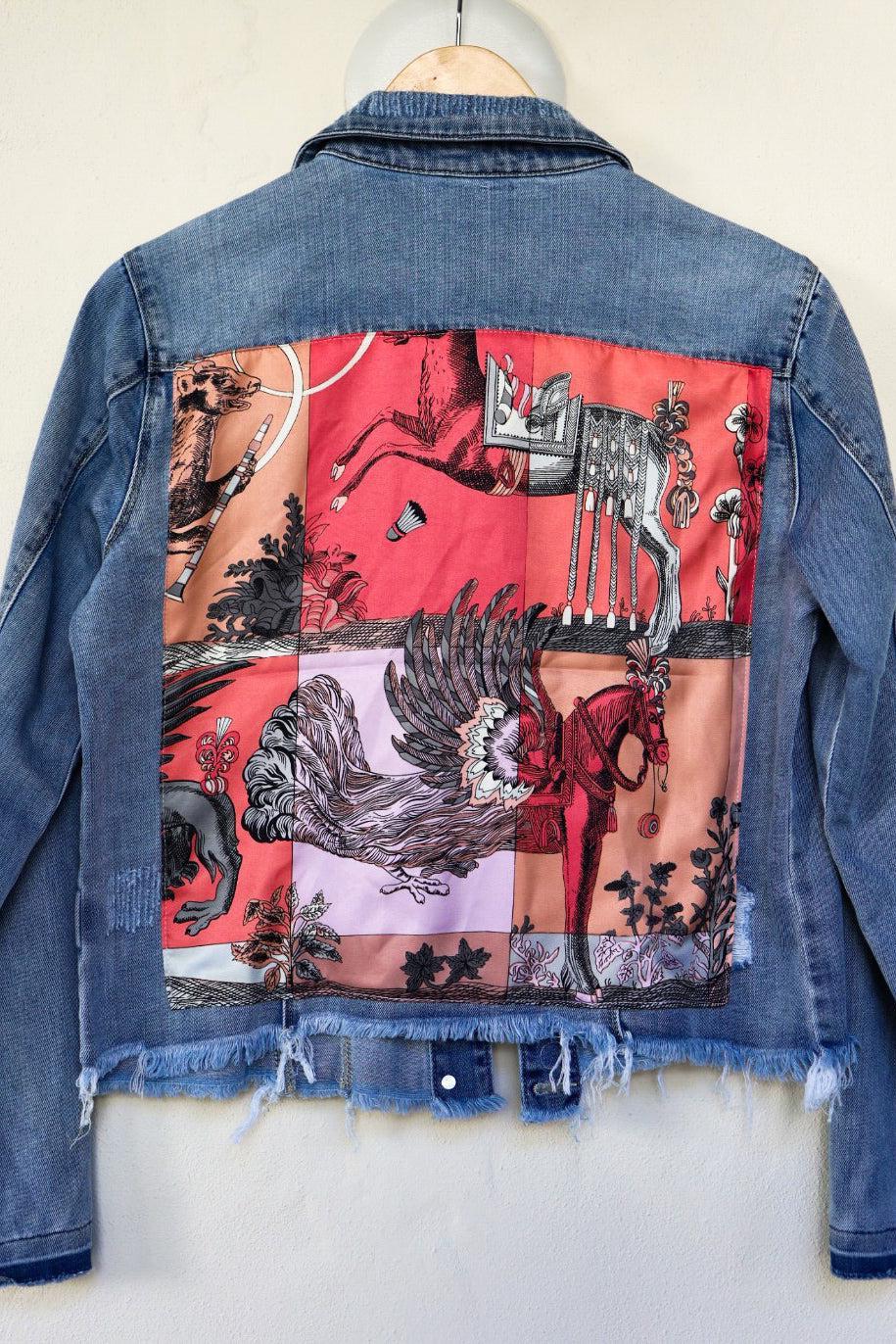 Light Denim Jacket with Silk - Premium Coats & Jackets from Marina St. Barth - Just $345.00! Shop now at Marina St Barth