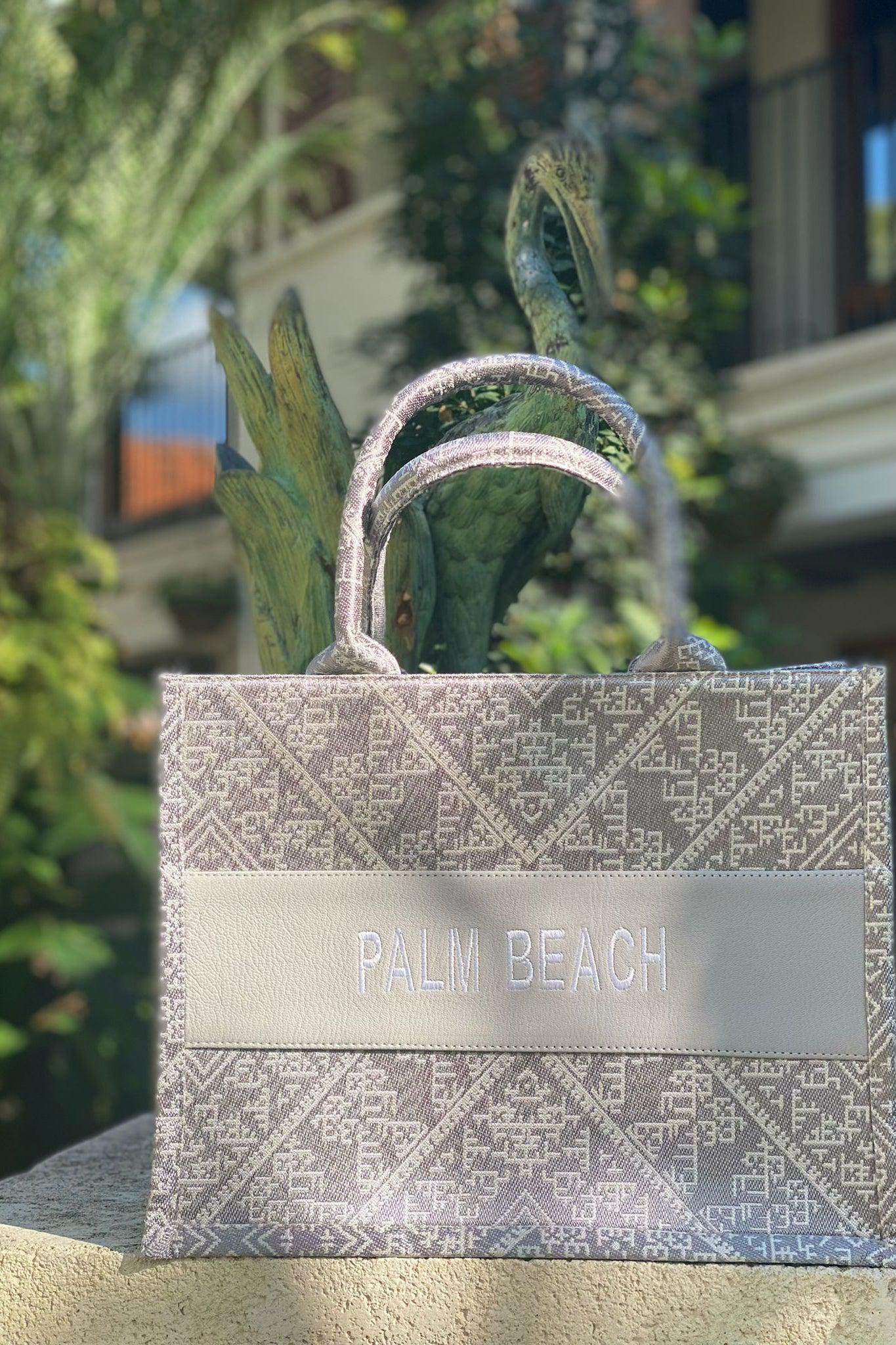 Small Tote CD Palm Beach - Premium Bag from Marwa - Just $350.00! Shop now at Marina St Barth