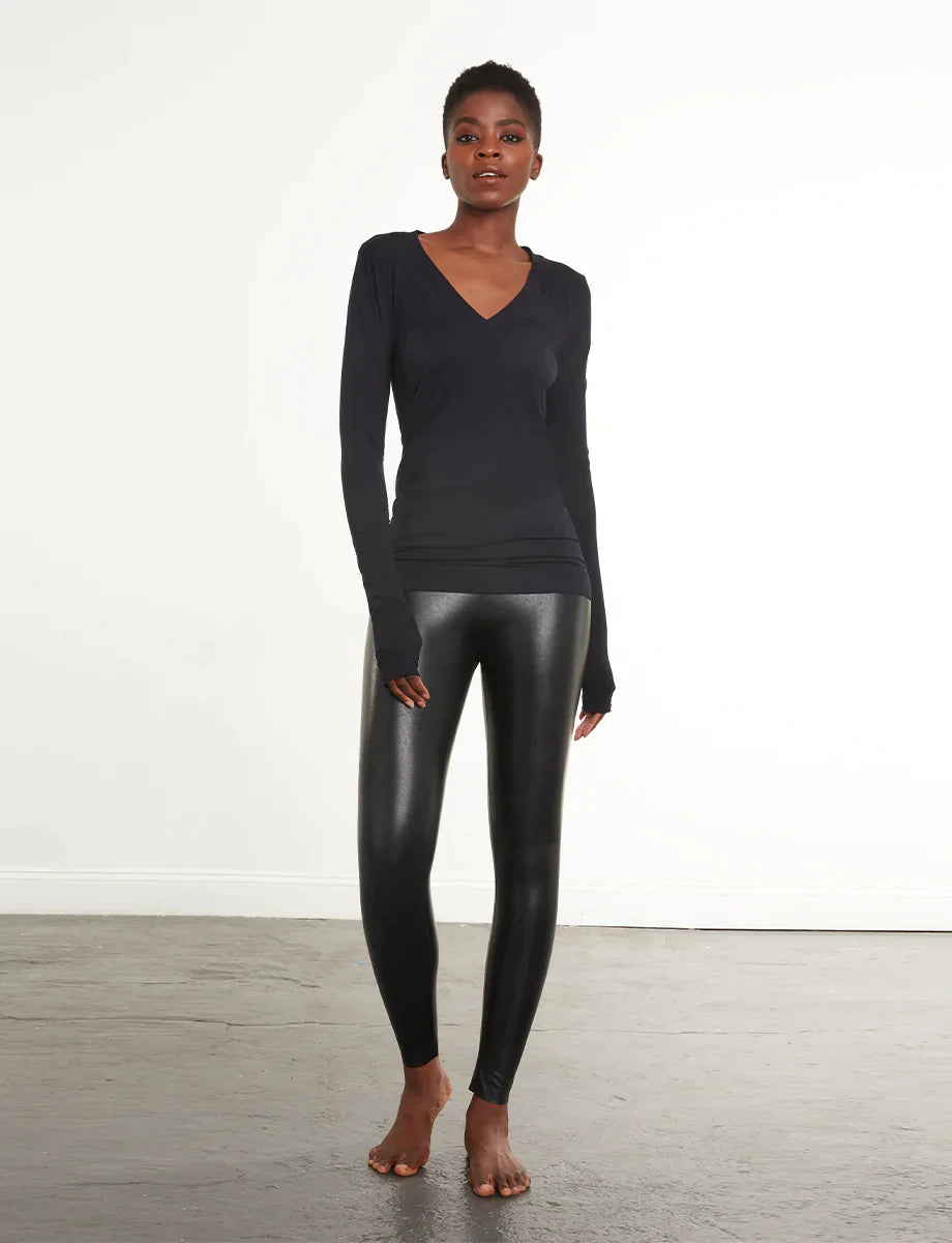 Commando Faux Leather Legging at Marina St Barth