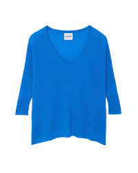 Kujten Minie Cashmere Oversized Sweater V neck 3/4 sleeve - Premium  from Marina St Barth - Just $260.00! Shop now at Marina St Barth
