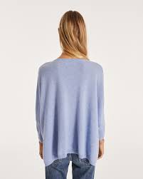 Kujten Minie Cashmere Oversized Sweater V neck 3/4 sleeve - Premium  from Marina St Barth - Just $260.00! Shop now at Marina St Barth