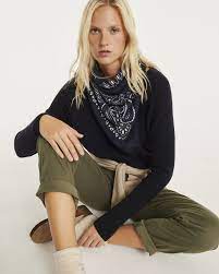 Kujten Hashiko Printed Cashmere Bandana - Premium from Marina St Barth - Just $299.00! Shop now at Marina St Barth