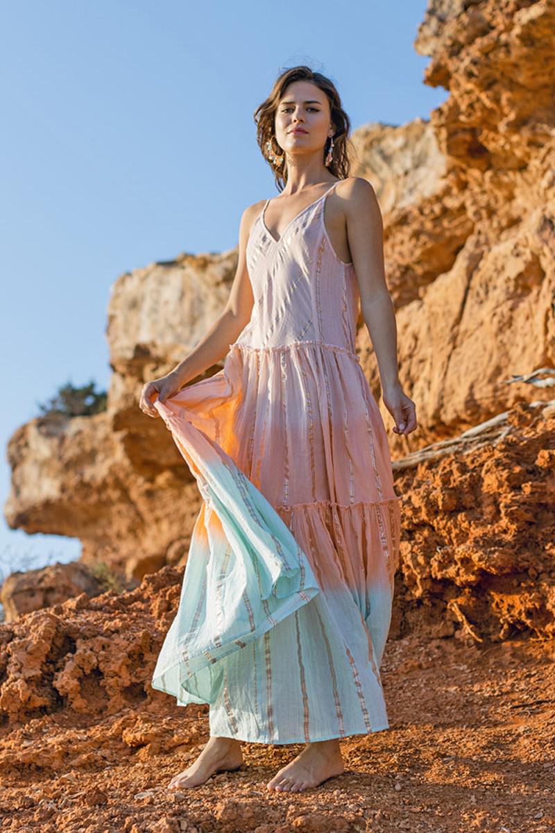 Angy Bare Shoulder Long Dress - Premium Dress from Miss June - Just $230.00! Shop now at Marina St Barth