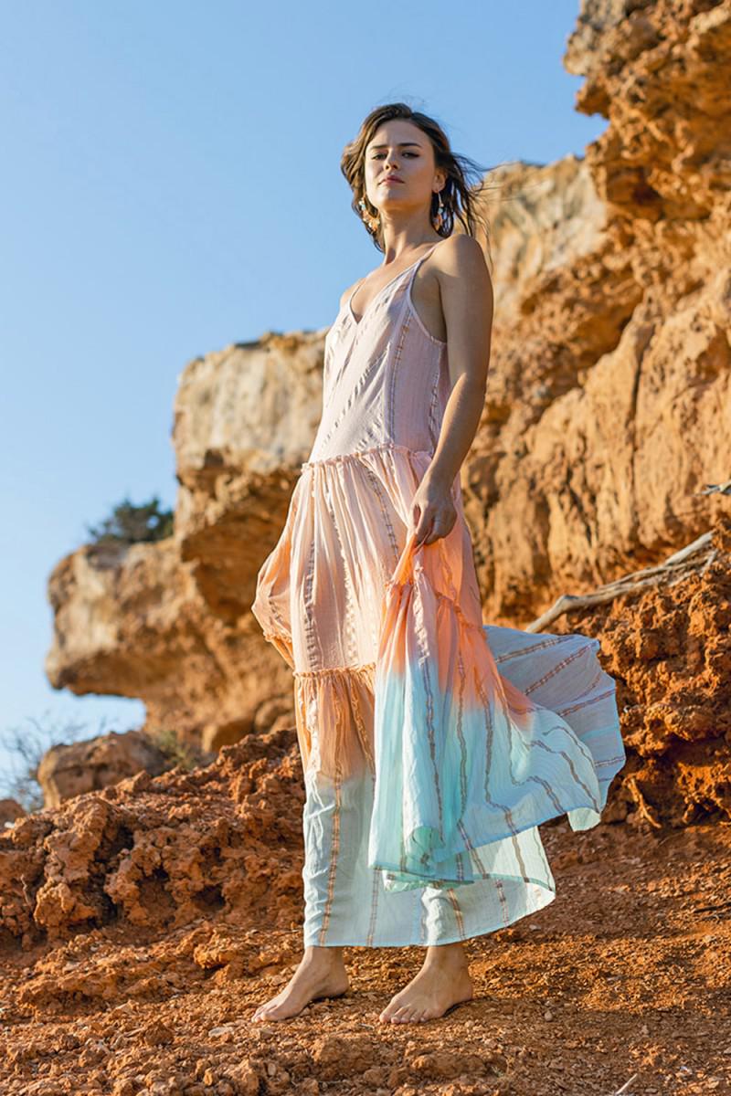 Angy Bare Shoulder Long Dress - Premium Dress from Miss June - Just $230.00! Shop now at Marina St Barth