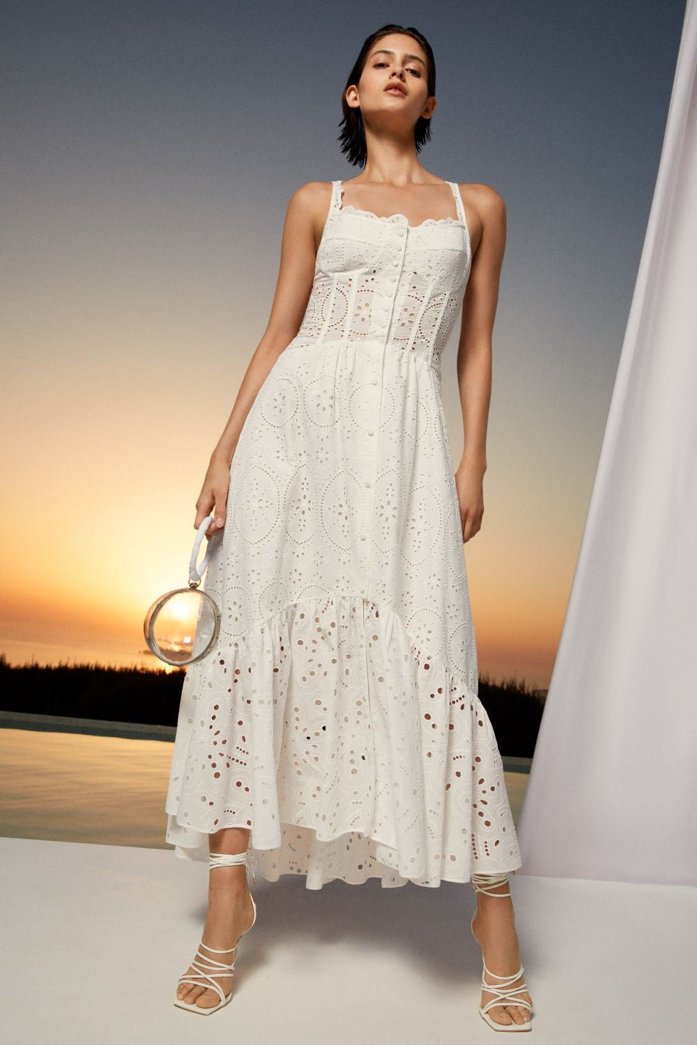 Charo Ruiz Irene Long Dress | Marina St Barth L / White Fruition Charo Ruiz Irene Long Dress | Marina St Barth L / White Fruition