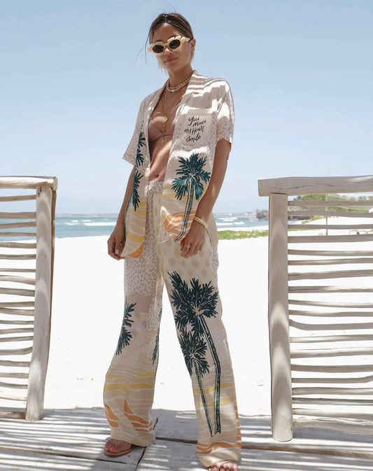 Lilian Knit Collar Vacation - Premium Shirts & Tops from Marina St Barth - Just $248! Shop now at Marina St Barth