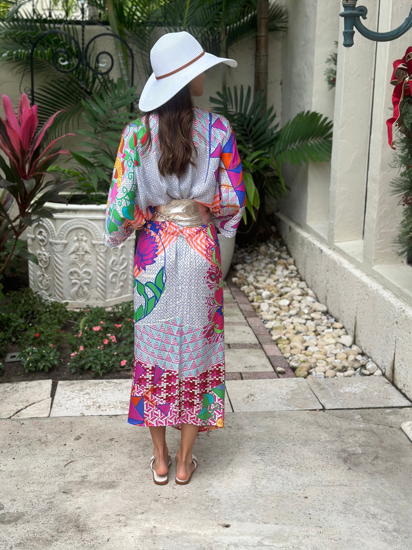 Sophia Rangoli Kimono Dress - Premium Kimono from Marina St Barth - Just $398! Shop now at Marina St Barth