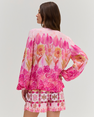 Sintra Flower Shirt - Premium  from Marina St Barth - Just $395! Shop now at Marina St Barth