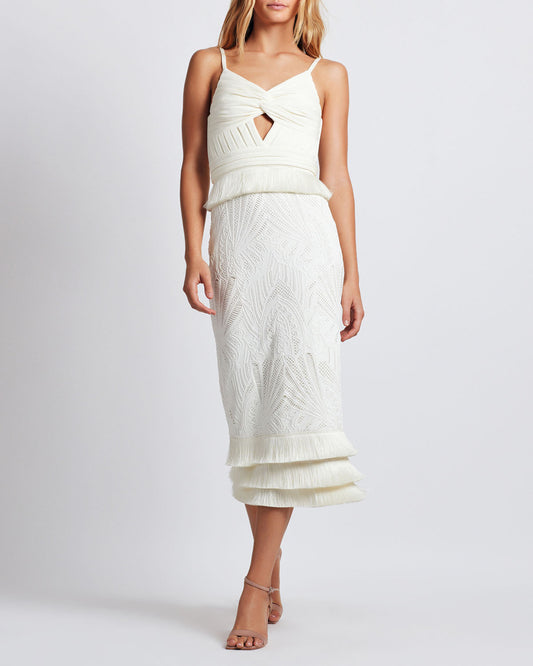PatBo Sleeveless Lace Midi Dress - Premium Midi Dress from Marina St Barth - Just $750! Shop now at Marina St Barth