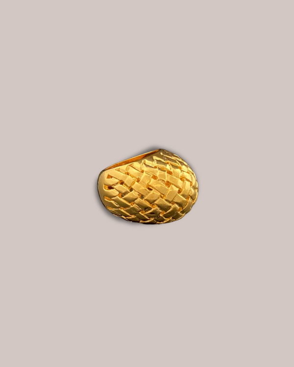 Tay Basketweave Bomb Ring by Tay from Marina St Barth