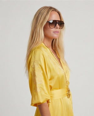 Vanita Rosa Long Dress Pascale