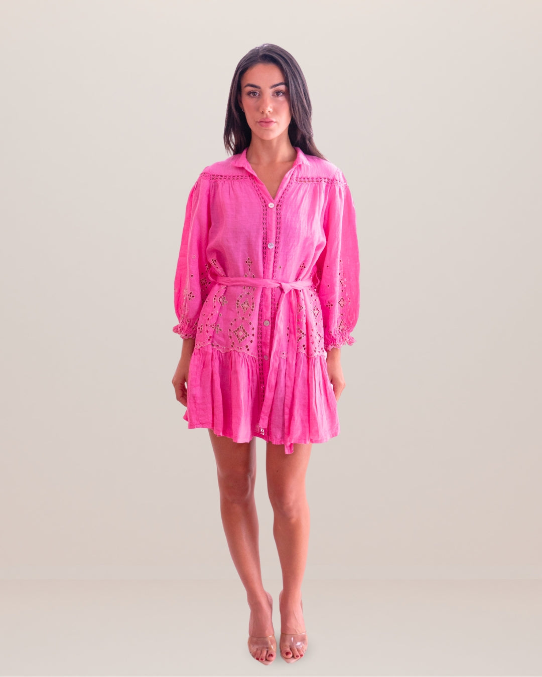 Alessandra Linen Dress