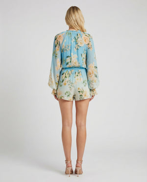 Ajia Romper with Tie Up Belt