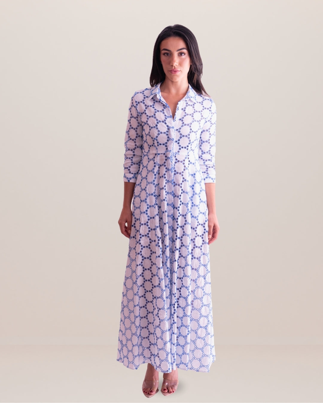 Shirt Dress Eyelet - Premium Dresses from Marina St. Barth - Just $470! Shop now at Marina St Barth