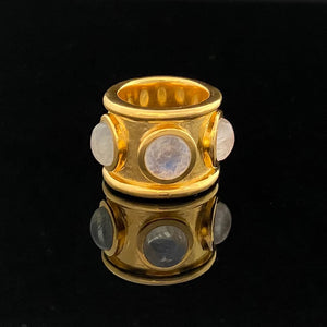 Tay Aquamarine Set Guinevere Ring by Tay from Marina St Barth