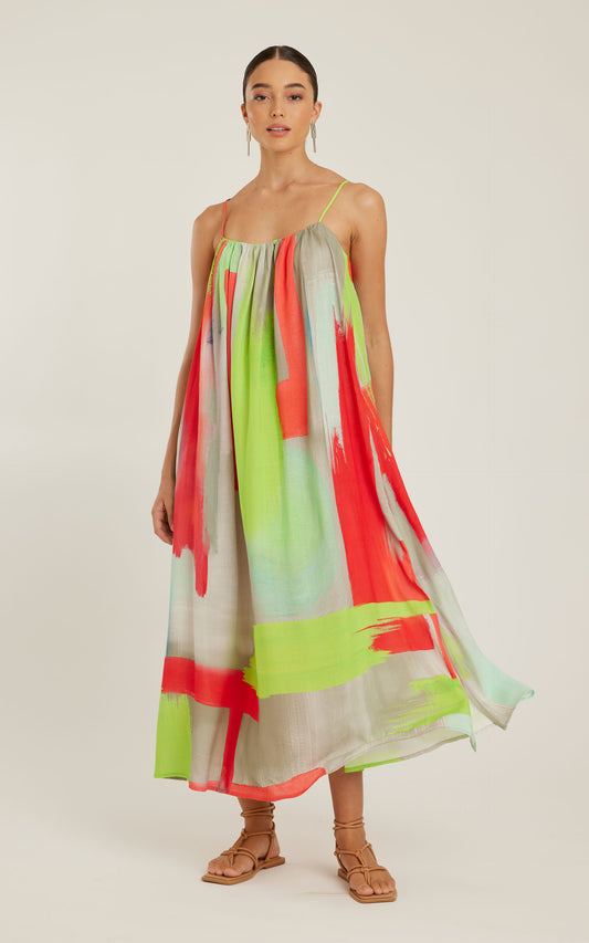 Lenny Dress Canvas - Premium Long Dresses from Marina St Barth - Just $385! Shop now at Marina St Barth