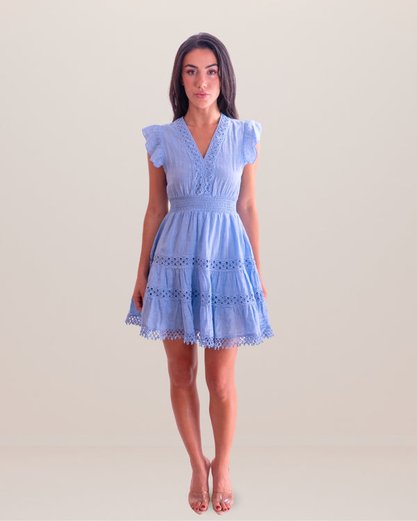 Ravello Linen Dress by Queen Moda from Marina St Barth