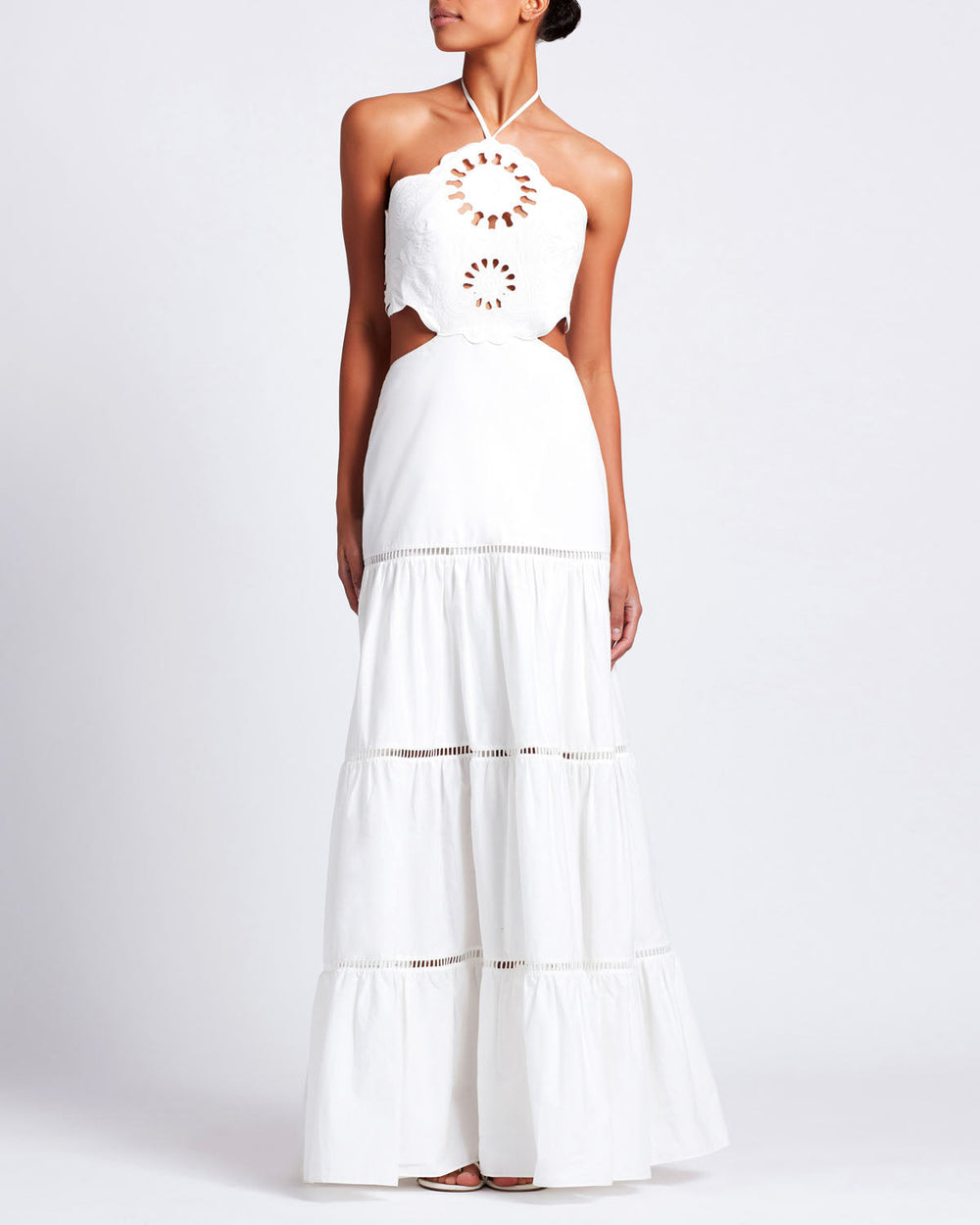 PatBo Lasercut Cotton Poplin Maxi Dress by Marina St Barth from Marina St Barth