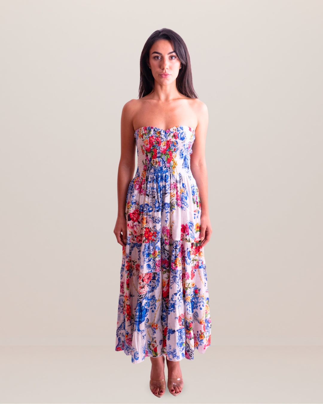 Positano Totarone Long Dress - Premium Dresses from Marina St. Barth - Just $495! Shop now at Marina St Barth