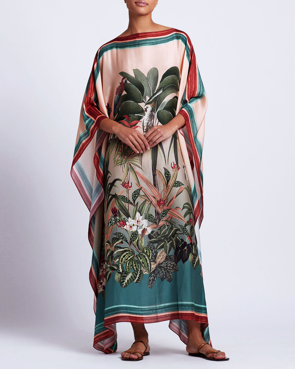 PatBo Paradise Print Silk Caftan - Premium Kaftan from PatBo - Just $595! Shop now at Marina St Barth