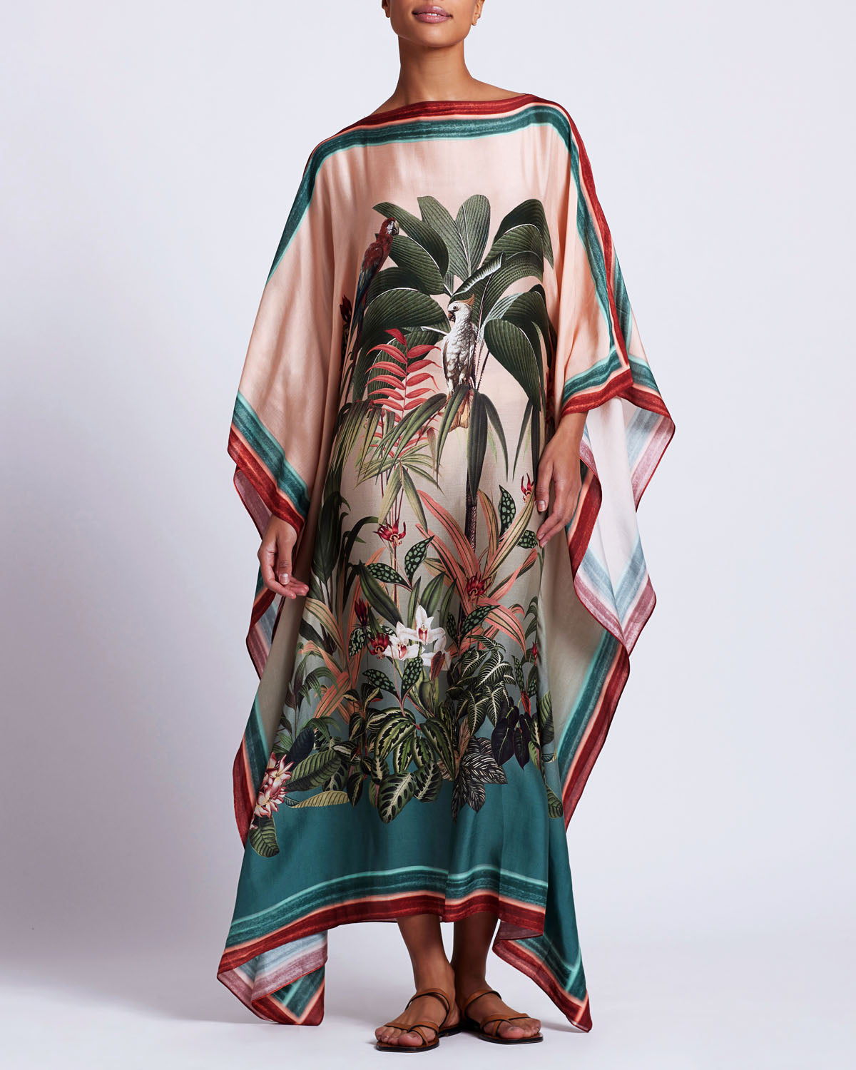 PatBo Paradise Print Silk Caftan - Premium Kaftan from PatBo - Just $595! Shop now at Marina St Barth