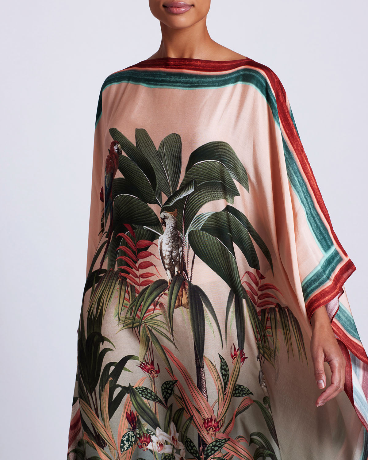 PatBo Paradise Print Silk Caftan - Premium Kaftan from PatBo - Just $595! Shop now at Marina St Barth