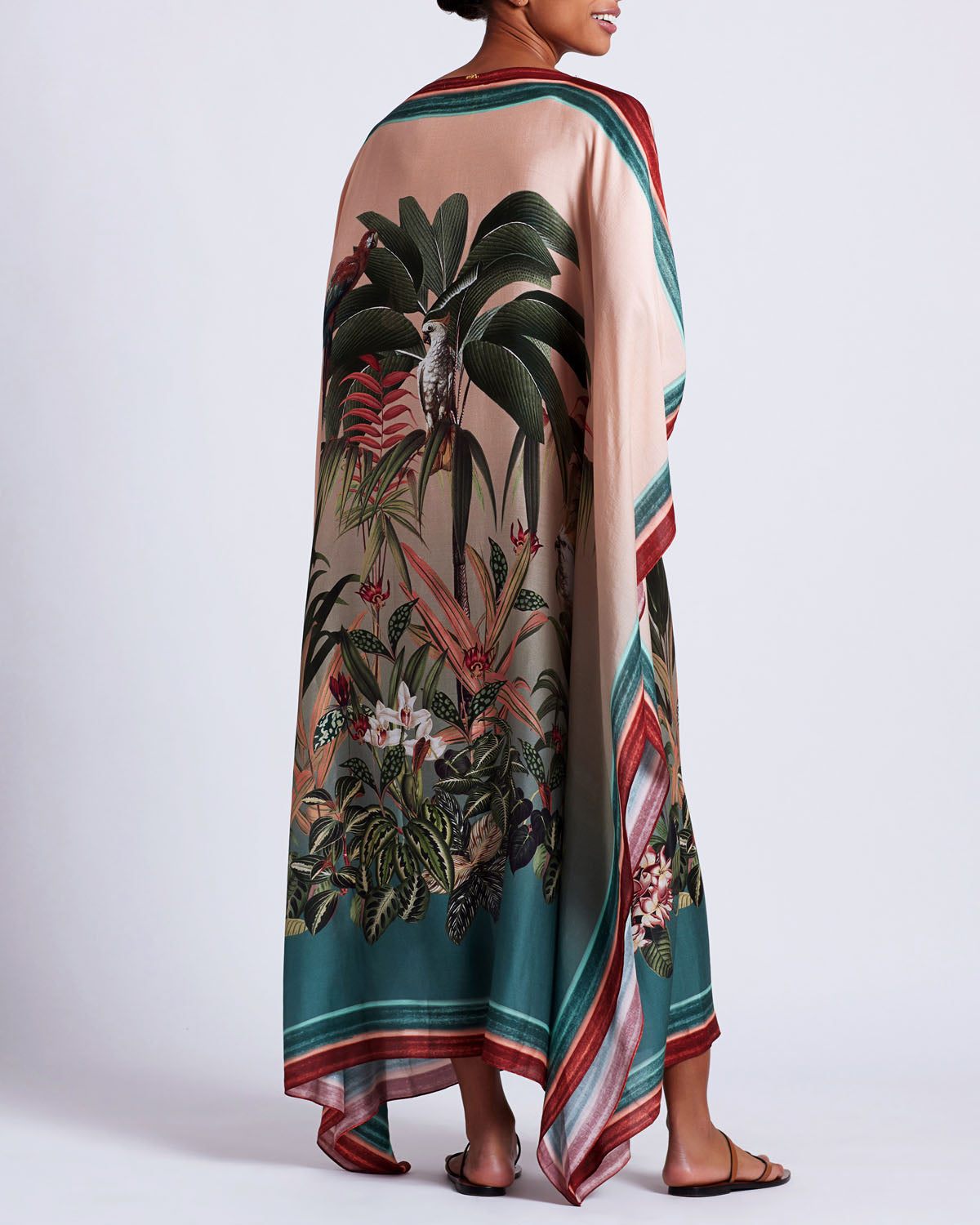 PatBo Paradise Print Silk Caftan - Premium Kaftan from PatBo - Just $595! Shop now at Marina St Barth